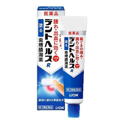 日本直邮 狮王口腔涂抹40g 牙龈炎齿槽牙龈出血口腔溃疡口腔炎