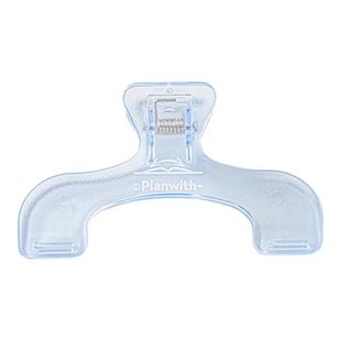 Planwith透明书夹阅读夹学生用书本试卷固定夹子文件夹档案夹燕尾夹子资料整理收纳文具大号夹子多功能