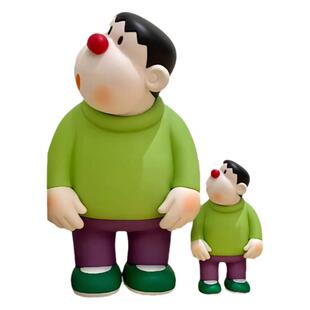 胖虎潮玩手办公仔桌面小摆件玄关酒柜装饰品电视柜客厅落地大摆件