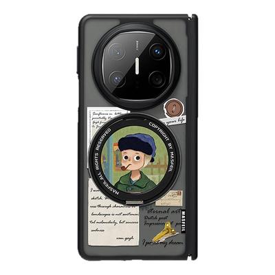 MASFEIL × 梵高书信适用于华为matex6手机壳折叠屏新款matex7典藏版保护套x3带磁吸支架X5的超薄高档男女