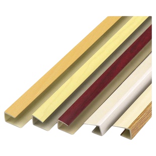 pvc收边条木地板c型收口条塑料包边条护墙板u型卡扣条12mm封边条