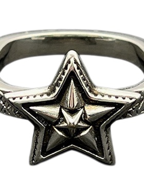 s925纯银克罗伈复古大星星戒指男cody sanderson纳瓦霍指环经典款