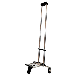 迷你不锈钢买菜小拉车可折叠便携手拉车家用购物拉货行李拉杆拖车