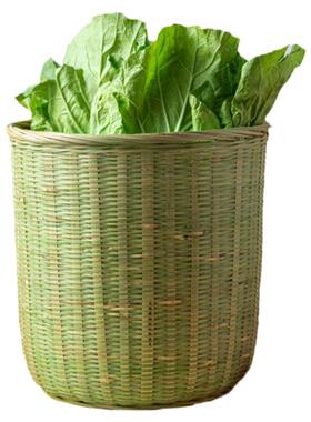 竹编箩筐家用圆桶水果蔬菜米箩筐