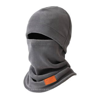 冬季骑行男士面罩围脖一体帽子摩托车保暖防风脖套头盔内胆套头帽