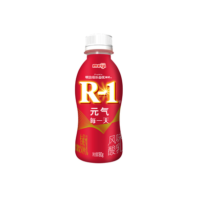 明治meiji佰乐益优R-1风味酸乳