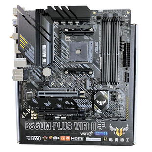 华硕B550M-PLUS B450重炮手 AM4台式电脑主板2.5G网卡A520M-K