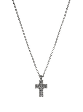 sutu十字架项链小众设计锁骨链