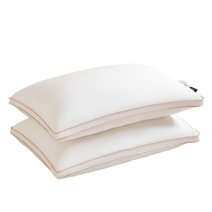 七星全棉枕头护颈椎助睡眠枕芯单成人家用一对男高品质专低枕新款