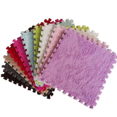 地垫ins风卧室耐脏拼接地毯床边