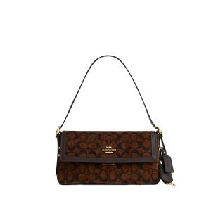COACH/蔻驰官方 奥莱款Etta 25女士单肩斜挎手提包翻盖包CCV65