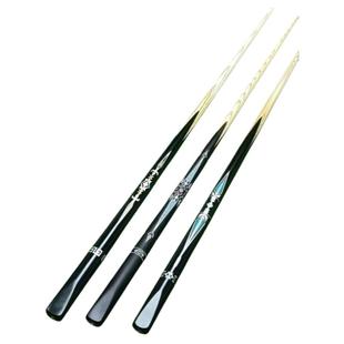 手工台球杆小头战神一体通杆中式八球杆黑八斯诺克分体中头波茨杆