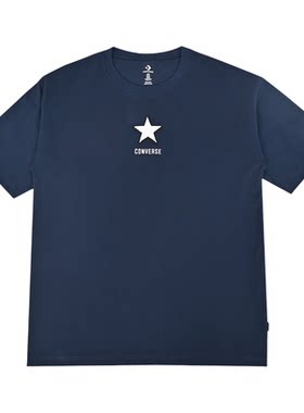 匡威新款五角星运动短袖T恤男