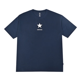 Converse匡威新款运动休闲短袖男款五角星简约百搭T恤MCK057-695
