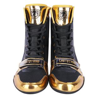 专业高帮拳击鞋长靴男女散打鞋搏击鞋格斗鞋训练比赛摔跤鞋子健身