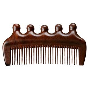 天然正品檀木梳子女士专用长发家用防男士木头按摩梳脱发养发牛角