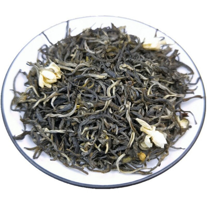 银毫广西横县500g装白毫手工花茶