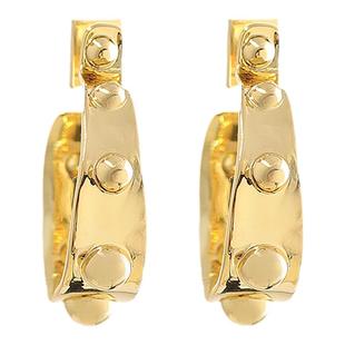 鬼才设计通勤基础款金耳圈女新款爆款素圈耳环高级感耳饰女耳钉