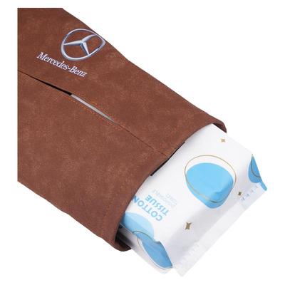 车载纸巾盒翻毛皮用抽汽挂式