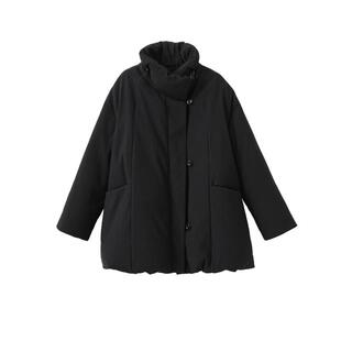 【到手850元】90白鸭绒肌理感褶皱立领花苞羽绒服面包服中长款女
