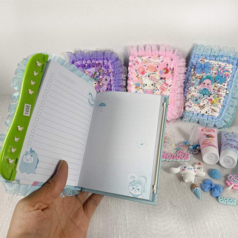 儿童亲子手工制作材料包diy手玩具账本生日礼物奶油女孩子益智胶