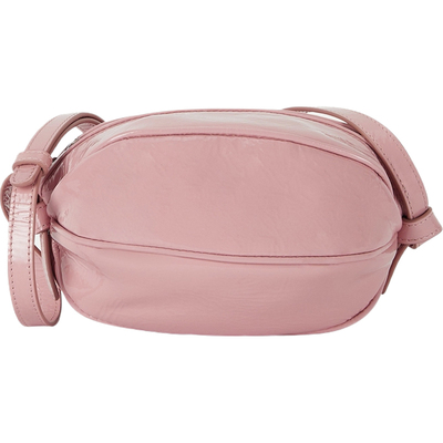 【折扣】HEREU 女芭比粉多巴胺亮面皮革单肩包