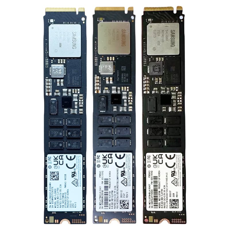 三星PM9A3 960G 1.92T 3.84T企业级M.2固态硬盘22110NVMe独立缓存
