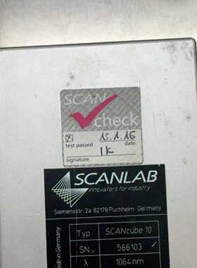 德国SCANLAB原装振镜，型号SCANcube 10，波长议价