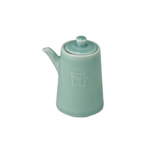 龙泉青瓷天青釉调味瓶家用酱醋壶纯色酱油壶醋壶小号油瓶分装瓶子