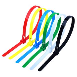 可松式活扣尼龙扎带强力彩色勒死狗塑料扎线带可重复使用轧带拆卸