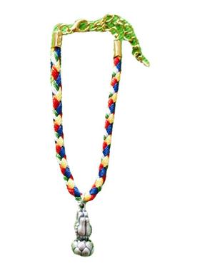 大昭寺足银佛手.五彩经幡绳手链经幡的力量给予人们希望和力量