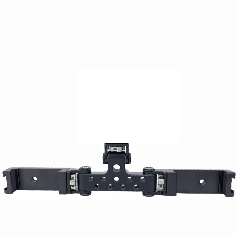 金属三机位座手机直播支架转接头单反相机三脚架多机位配件可调角度铝合金云台通用拓展魔术手麦克风补光灯