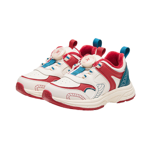 卡特兔童鞋2024新款冬季儿童加绒运动鞋女童保暖棉鞋男童防滑跑鞋