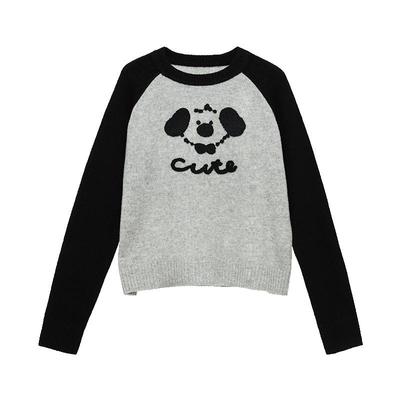 iammix27全绵羊毛圆领套头毛衫