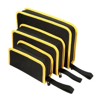 手提工具包电工专用多功能维修安装帆布包加厚耐磨小型收纳包硬板