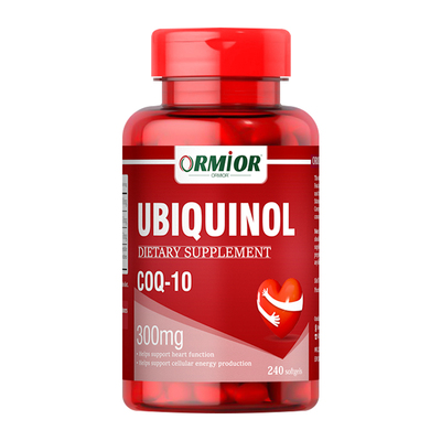 ORMIOR辅酶Q10还原型澳大利亚原装进口高含量300mg保护心脏*240粒