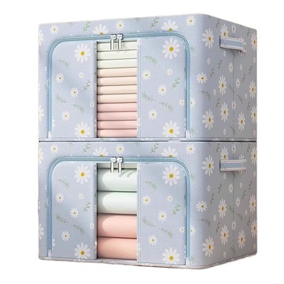 牛津布衣服收纳箱家用衣柜衣物整理箱可折叠布艺百纳箱储物箱神器