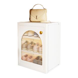 简易鞋架家用门口防尘折叠免安装迷你办公室桌下小窄不占空间鞋柜