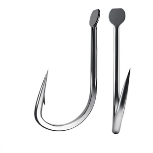 歪嘴伊豆鱼钩散装正品钓鱼勾进口鲫鱼钩细条钩平打有倒刺不跑鱼野