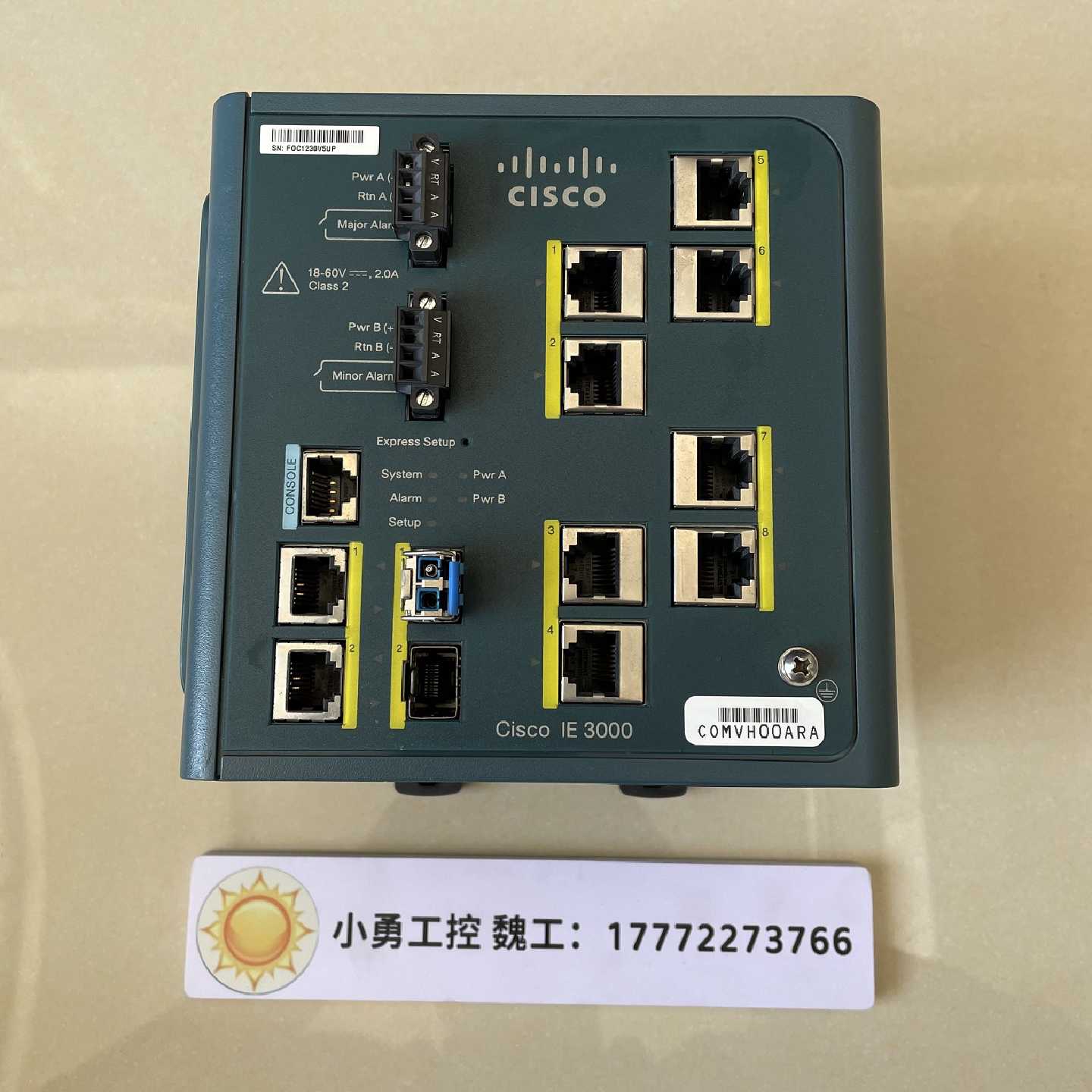 议价Cisco IE-3000-8TC  八口百兆工业交换机 原装现货