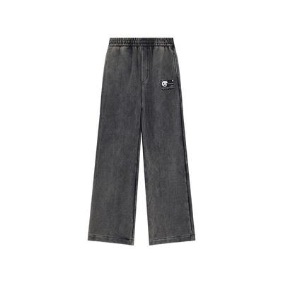 【免费改裤】WE11DONE25早秋中性男女同款抽绳褪色ID运动裤