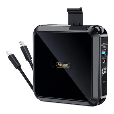 remax自带双快充线20w折叠一拖二