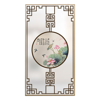 防窥防走光客厅阳台中式