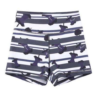 BromoSt沉睡果条纹健身短裤