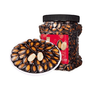 华味亨话梅味西瓜子大罐装大颗粒黑瓜子西瓜籽坚果炒货零食