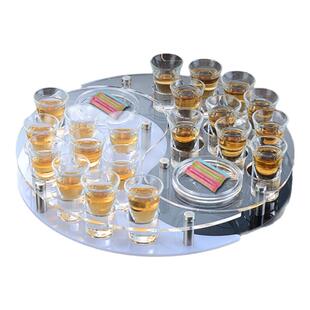 太极杯架跳八卦二麻酒馆酒具斗酒杯子弹杯架shot杯B52鸡尾酒杯