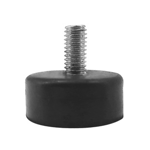 带螺丝M6橡胶脚垫防震缓冲减震减噪音调节高度家具桌支撑脚蹄脚杯