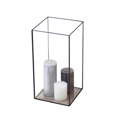 烛台几何玻璃灯罩室内装饰摆件