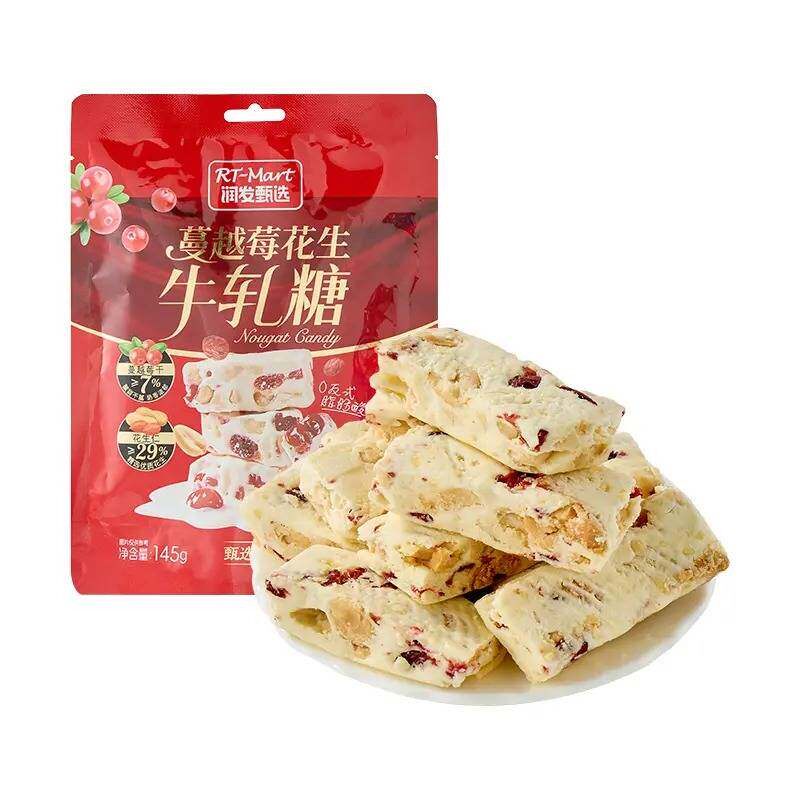RT-Mart蔓越莓花生牛轧糖145g