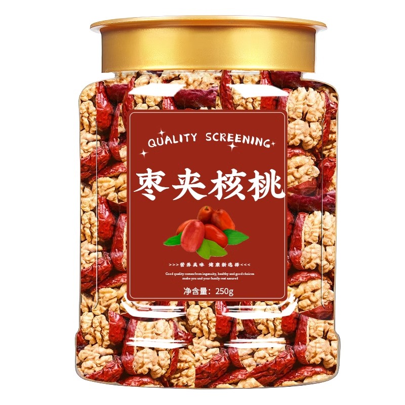 新疆纸皮核桃夹心枣独立装